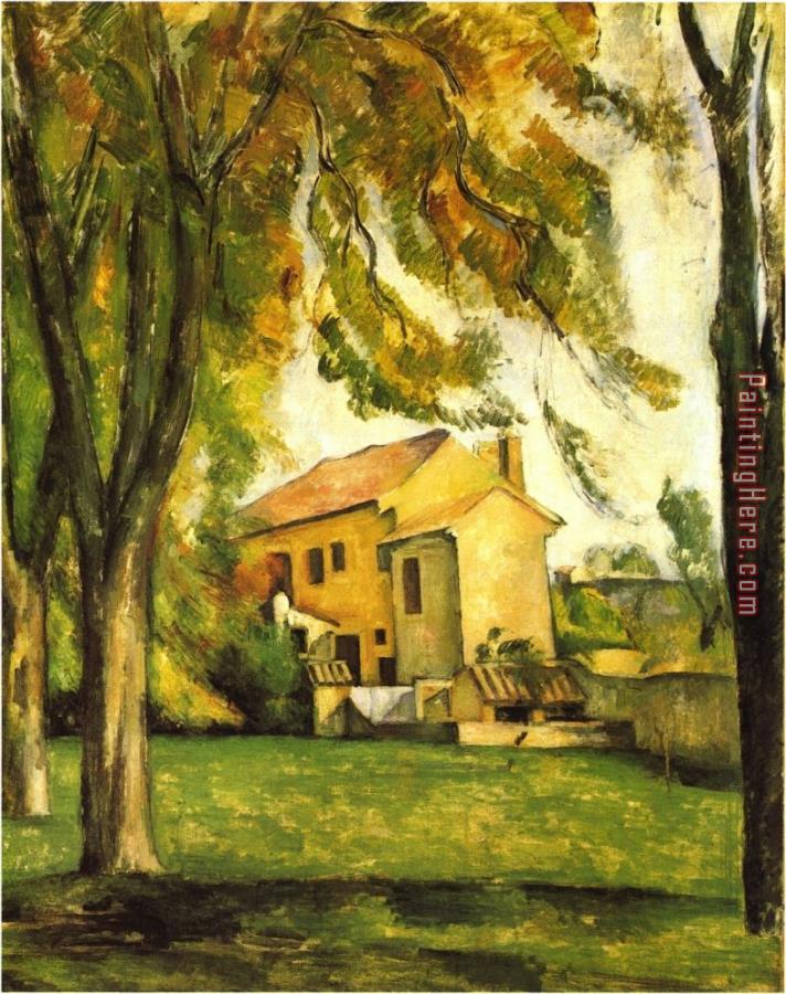 Paul Cezanne Chestnut Trees And Farm Jas De Bouffan